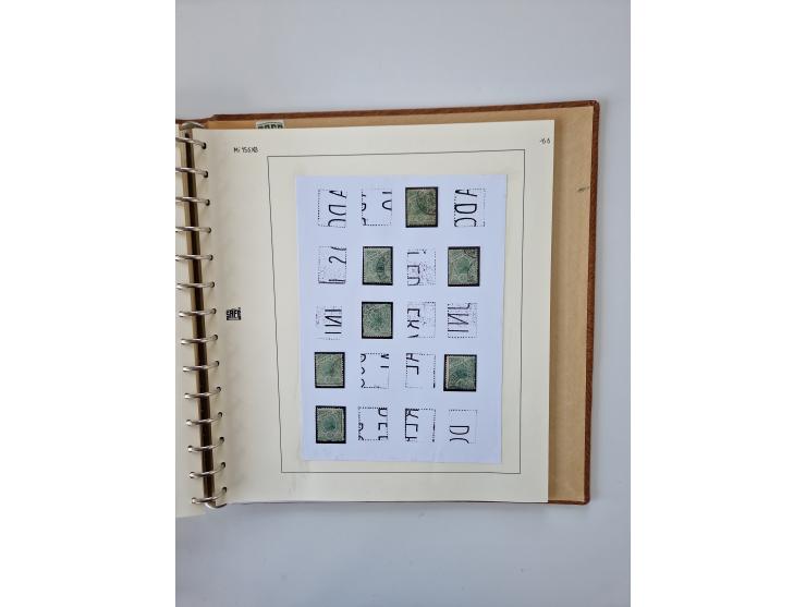 1843/2007 (ca.), umfangreiche postfrische, ungebrauchte und gebrauchte Sammlung in 32 Alben mit Briefen, inkl. amtlichen, Geb