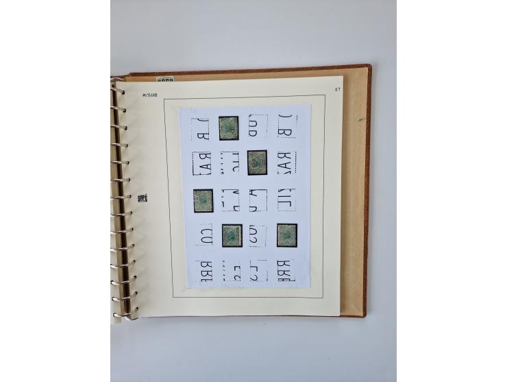 1843/2007 (ca.), umfangreiche postfrische, ungebrauchte und gebrauchte Sammlung in 32 Alben mit Briefen, inkl. amtlichen, Geb