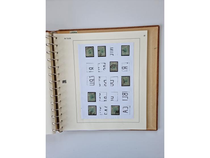 1843/2007 (ca.), umfangreiche postfrische, ungebrauchte und gebrauchte Sammlung in 32 Alben mit Briefen, inkl. amtlichen, Geb