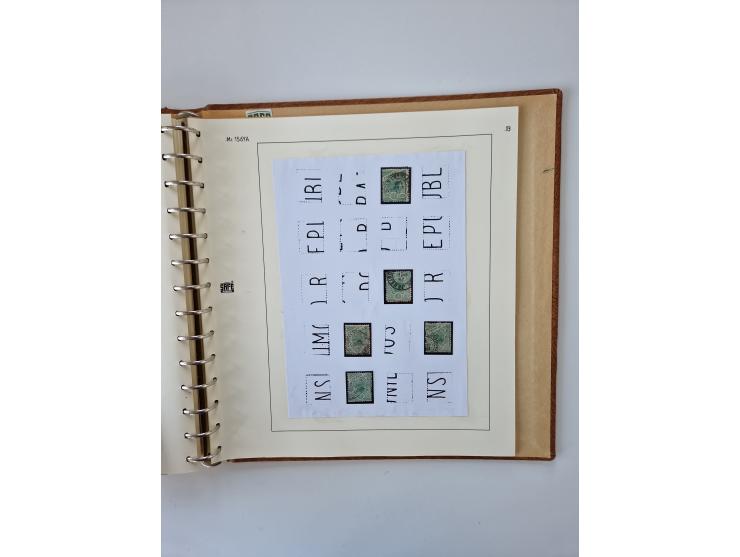 1843/2007 (ca.), umfangreiche postfrische, ungebrauchte und gebrauchte Sammlung in 32 Alben mit Briefen, inkl. amtlichen, Geb