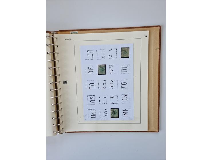 1843/2007 (ca.), umfangreiche postfrische, ungebrauchte und gebrauchte Sammlung in 32 Alben mit Briefen, inkl. amtlichen, Geb