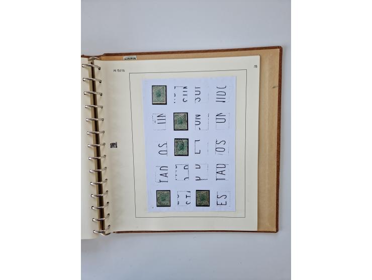 1843/2007 (ca.), umfangreiche postfrische, ungebrauchte und gebrauchte Sammlung in 32 Alben mit Briefen, inkl. amtlichen, Geb
