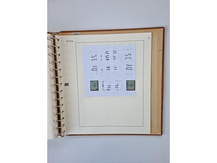 1843/2007 (ca.), umfangreiche postfrische, ungebrauchte und gebrauchte Sammlung in 32 Alben mit Briefen, inkl. amtlichen, Geb