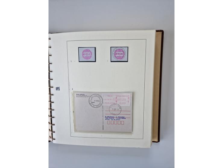 1843/2007 (ca.), umfangreiche postfrische, ungebrauchte und gebrauchte Sammlung in 32 Alben mit Briefen, inkl. amtlichen, Geb