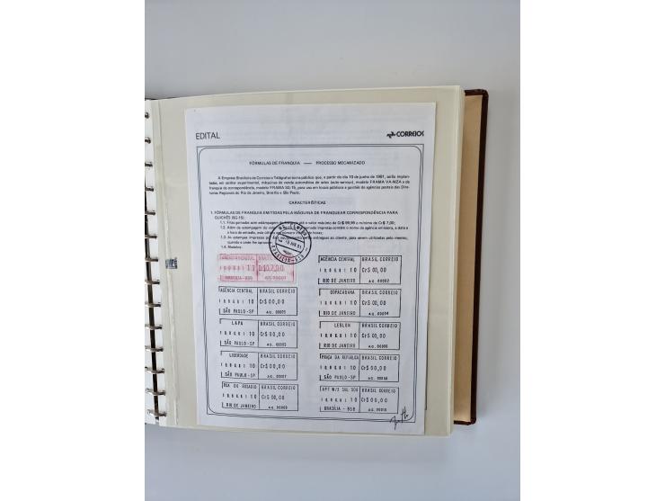 1843/2007 (ca.), umfangreiche postfrische, ungebrauchte und gebrauchte Sammlung in 32 Alben mit Briefen, inkl. amtlichen, Geb