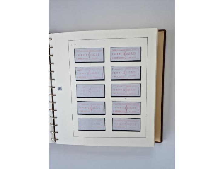 1843/2007 (ca.), umfangreiche postfrische, ungebrauchte und gebrauchte Sammlung in 32 Alben mit Briefen, inkl. amtlichen, Geb