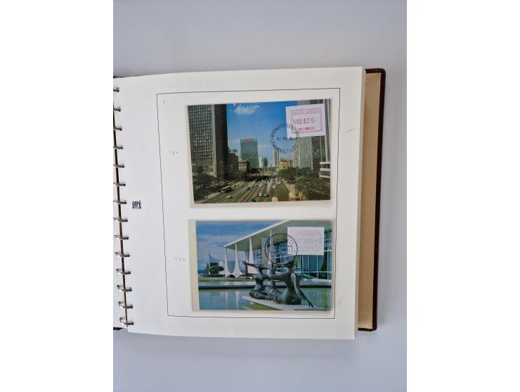 1843/2007 (ca.), umfangreiche postfrische, ungebrauchte und gebrauchte Sammlung in 32 Alben mit Briefen, inkl. amtlichen, Geb