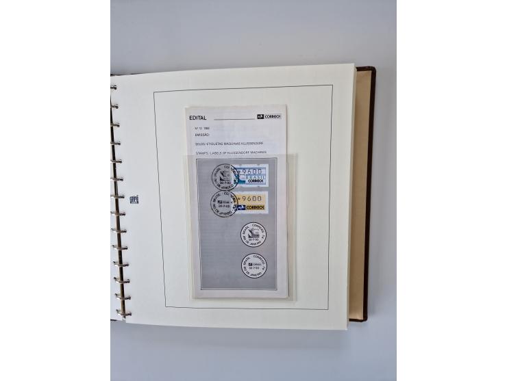 1843/2007 (ca.), umfangreiche postfrische, ungebrauchte und gebrauchte Sammlung in 32 Alben mit Briefen, inkl. amtlichen, Geb