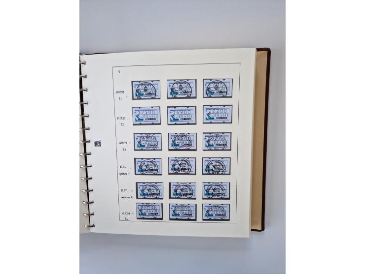 1843/2007 (ca.), umfangreiche postfrische, ungebrauchte und gebrauchte Sammlung in 32 Alben mit Briefen, inkl. amtlichen, Geb