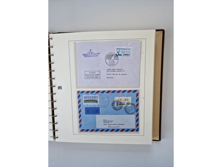 1843/2007 (ca.), umfangreiche postfrische, ungebrauchte und gebrauchte Sammlung in 32 Alben mit Briefen, inkl. amtlichen, Geb