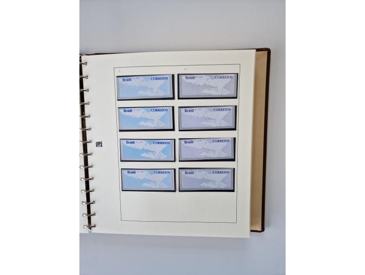 1843/2007 (ca.), umfangreiche postfrische, ungebrauchte und gebrauchte Sammlung in 32 Alben mit Briefen, inkl. amtlichen, Geb