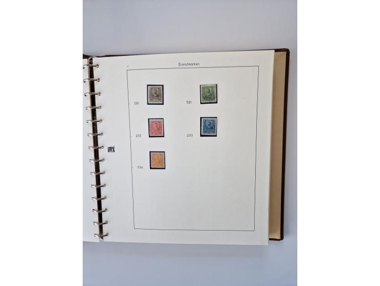 1843/2007 (ca.), umfangreiche postfrische, ungebrauchte und gebrauchte Sammlung in 32 Alben mit Briefen, inkl. amtlichen, Geb