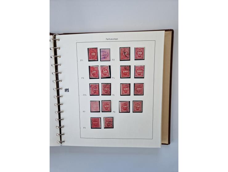 1843/2007 (ca.), umfangreiche postfrische, ungebrauchte und gebrauchte Sammlung in 32 Alben mit Briefen, inkl. amtlichen, Geb