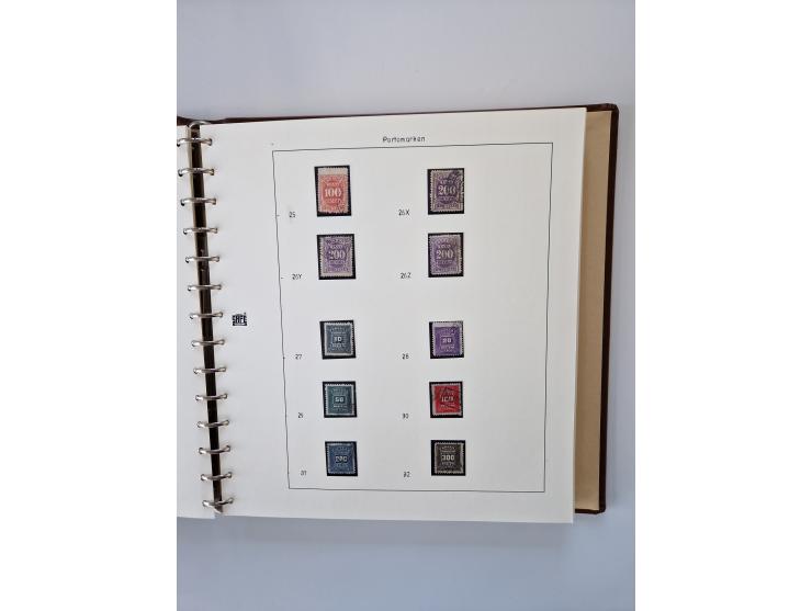 1843/2007 (ca.), umfangreiche postfrische, ungebrauchte und gebrauchte Sammlung in 32 Alben mit Briefen, inkl. amtlichen, Geb