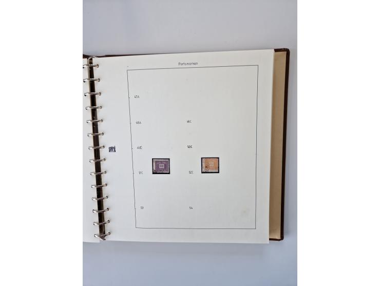 1843/2007 (ca.), umfangreiche postfrische, ungebrauchte und gebrauchte Sammlung in 32 Alben mit Briefen, inkl. amtlichen, Geb