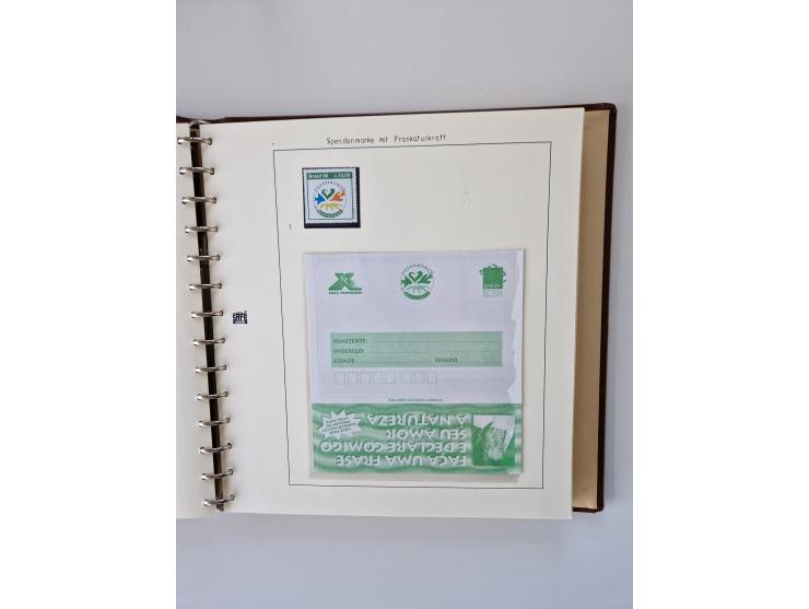 1843/2007 (ca.), umfangreiche postfrische, ungebrauchte und gebrauchte Sammlung in 32 Alben mit Briefen, inkl. amtlichen, Geb