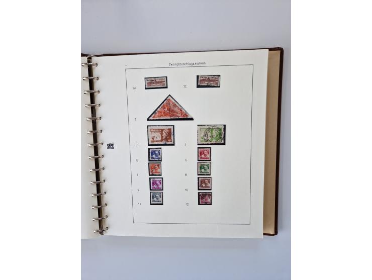 1843/2007 (ca.), umfangreiche postfrische, ungebrauchte und gebrauchte Sammlung in 32 Alben mit Briefen, inkl. amtlichen, Geb