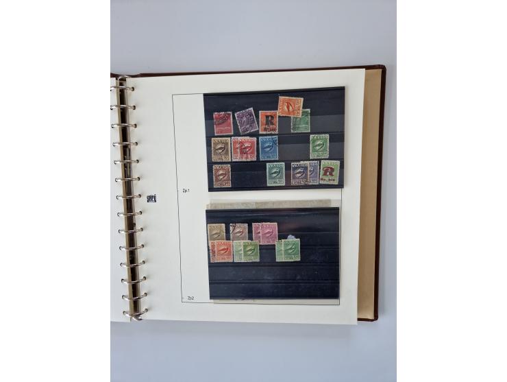 1843/2007 (ca.), umfangreiche postfrische, ungebrauchte und gebrauchte Sammlung in 32 Alben mit Briefen, inkl. amtlichen, Geb