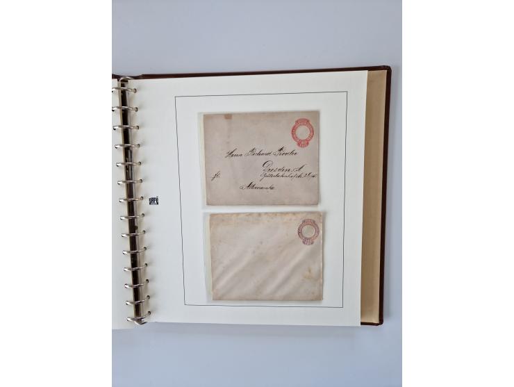 1843/2007 (ca.), umfangreiche postfrische, ungebrauchte und gebrauchte Sammlung in 32 Alben mit Briefen, inkl. amtlichen, Geb