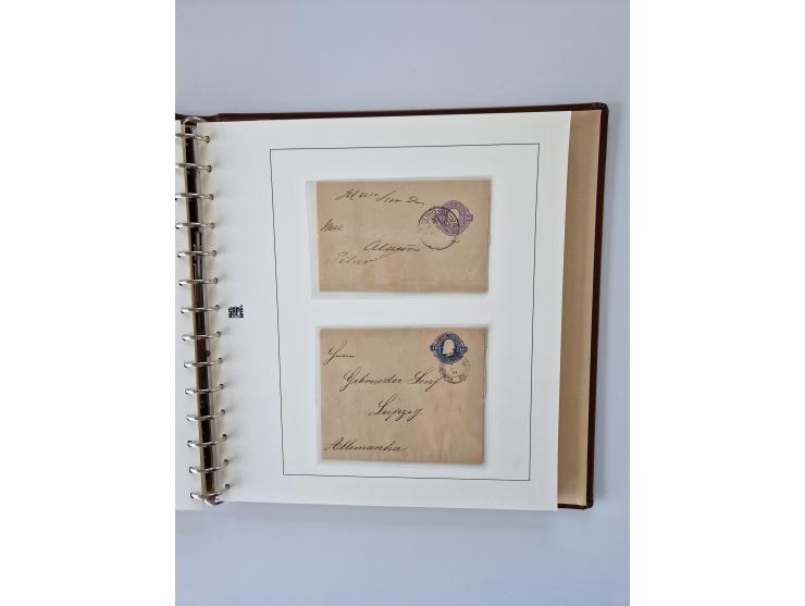 1843/2007 (ca.), umfangreiche postfrische, ungebrauchte und gebrauchte Sammlung in 32 Alben mit Briefen, inkl. amtlichen, Geb