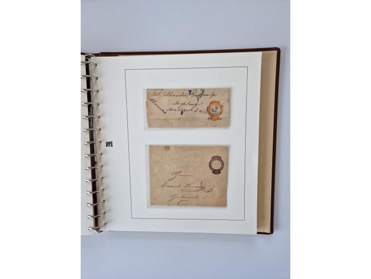 1843/2007 (ca.), umfangreiche postfrische, ungebrauchte und gebrauchte Sammlung in 32 Alben mit Briefen, inkl. amtlichen, Geb