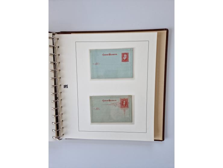 1843/2007 (ca.), umfangreiche postfrische, ungebrauchte und gebrauchte Sammlung in 32 Alben mit Briefen, inkl. amtlichen, Geb