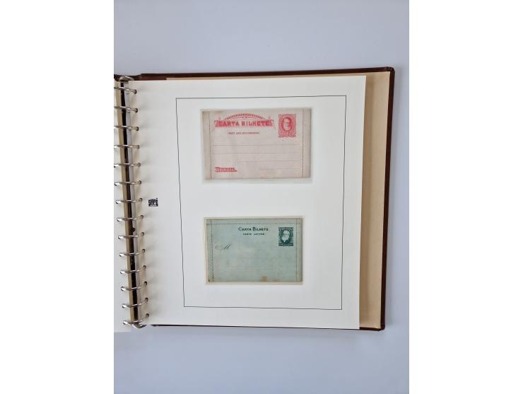 1843/2007 (ca.), umfangreiche postfrische, ungebrauchte und gebrauchte Sammlung in 32 Alben mit Briefen, inkl. amtlichen, Geb