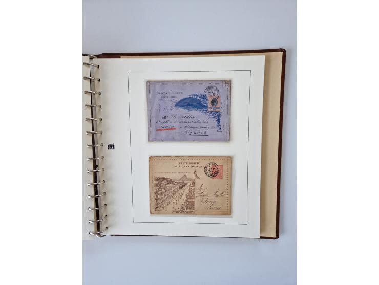 1843/2007 (ca.), umfangreiche postfrische, ungebrauchte und gebrauchte Sammlung in 32 Alben mit Briefen, inkl. amtlichen, Geb