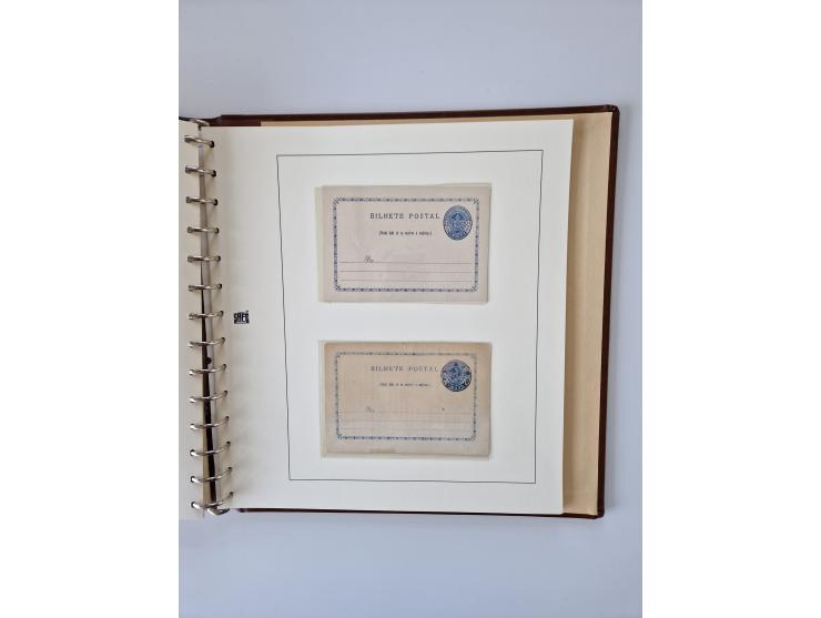 1843/2007 (ca.), umfangreiche postfrische, ungebrauchte und gebrauchte Sammlung in 32 Alben mit Briefen, inkl. amtlichen, Geb