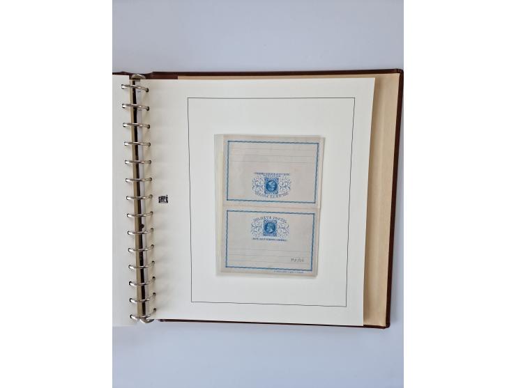 1843/2007 (ca.), umfangreiche postfrische, ungebrauchte und gebrauchte Sammlung in 32 Alben mit Briefen, inkl. amtlichen, Geb