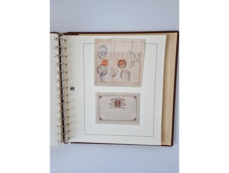 1843/2007 (ca.), umfangreiche postfrische, ungebrauchte und gebrauchte Sammlung in 32 Alben mit Briefen, inkl. amtlichen, Geb