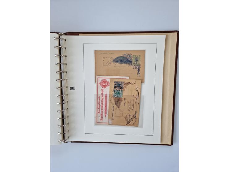 1843/2007 (ca.), umfangreiche postfrische, ungebrauchte und gebrauchte Sammlung in 32 Alben mit Briefen, inkl. amtlichen, Geb