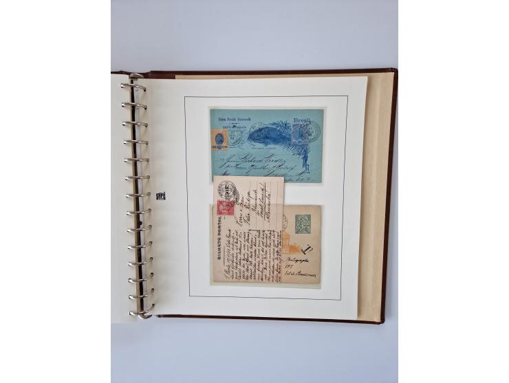 1843/2007 (ca.), umfangreiche postfrische, ungebrauchte und gebrauchte Sammlung in 32 Alben mit Briefen, inkl. amtlichen, Geb