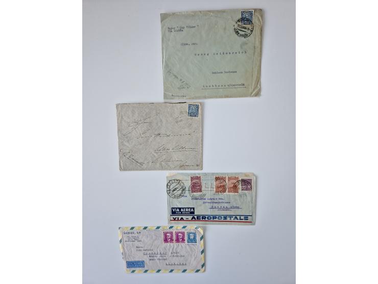 1843/2007 (ca.), umfangreiche postfrische, ungebrauchte und gebrauchte Sammlung in 32 Alben mit Briefen, inkl. amtlichen, Geb