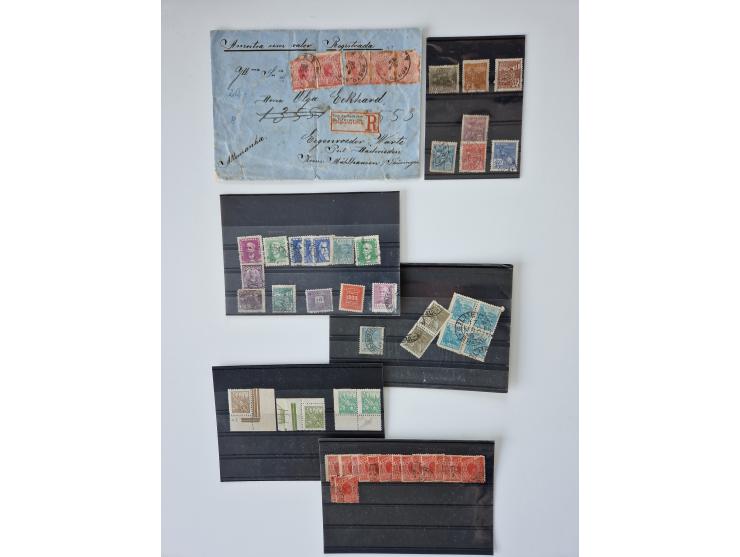 1843/2007 (ca.), umfangreiche postfrische, ungebrauchte und gebrauchte Sammlung in 32 Alben mit Briefen, inkl. amtlichen, Geb