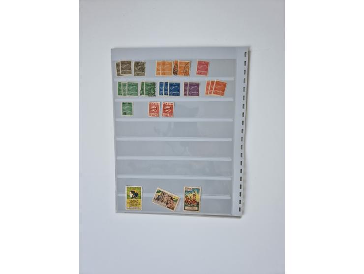 1843/2007 (ca.), umfangreiche postfrische, ungebrauchte und gebrauchte Sammlung in 32 Alben mit Briefen, inkl. amtlichen, Geb