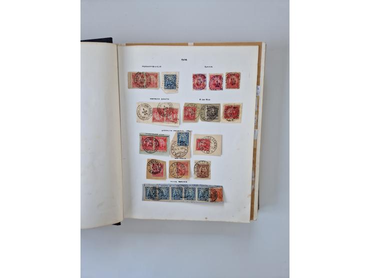 1843/2007 (ca.), umfangreiche postfrische, ungebrauchte und gebrauchte Sammlung in 32 Alben mit Briefen, inkl. amtlichen, Geb