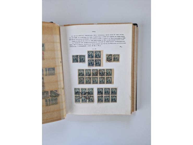 1843/2007 (ca.), umfangreiche postfrische, ungebrauchte und gebrauchte Sammlung in 32 Alben mit Briefen, inkl. amtlichen, Geb