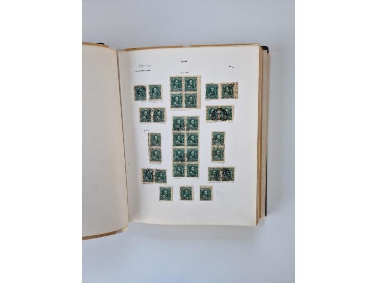 1843/2007 (ca.), umfangreiche postfrische, ungebrauchte und gebrauchte Sammlung in 32 Alben mit Briefen, inkl. amtlichen, Geb