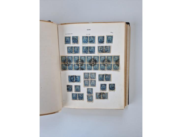 1843/2007 (ca.), umfangreiche postfrische, ungebrauchte und gebrauchte Sammlung in 32 Alben mit Briefen, inkl. amtlichen, Geb