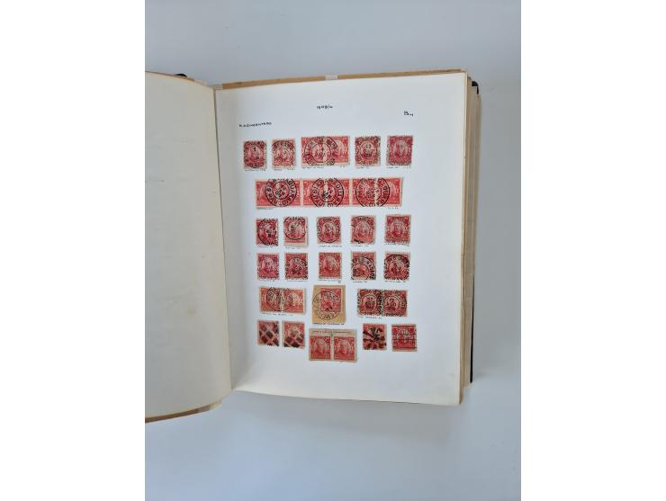 1843/2007 (ca.), umfangreiche postfrische, ungebrauchte und gebrauchte Sammlung in 32 Alben mit Briefen, inkl. amtlichen, Geb