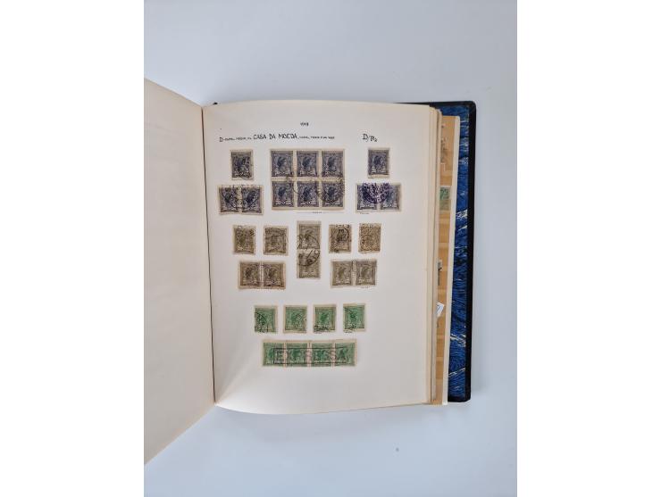 1843/2007 (ca.), umfangreiche postfrische, ungebrauchte und gebrauchte Sammlung in 32 Alben mit Briefen, inkl. amtlichen, Geb