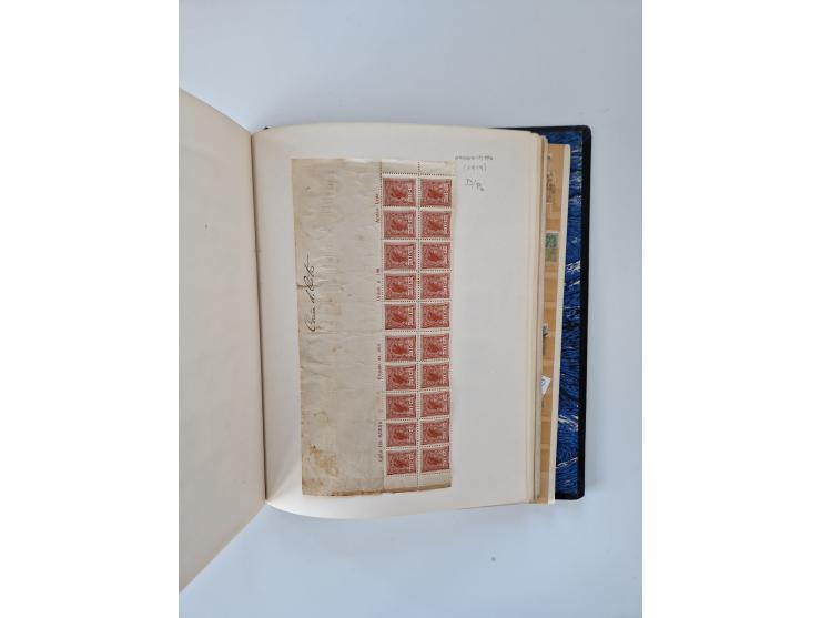 1843/2007 (ca.), umfangreiche postfrische, ungebrauchte und gebrauchte Sammlung in 32 Alben mit Briefen, inkl. amtlichen, Geb
