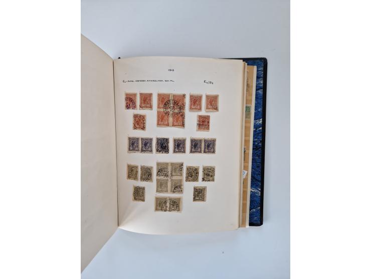 1843/2007 (ca.), umfangreiche postfrische, ungebrauchte und gebrauchte Sammlung in 32 Alben mit Briefen, inkl. amtlichen, Geb