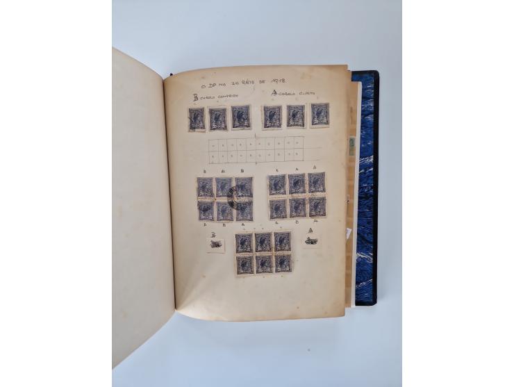 1843/2007 (ca.), umfangreiche postfrische, ungebrauchte und gebrauchte Sammlung in 32 Alben mit Briefen, inkl. amtlichen, Geb