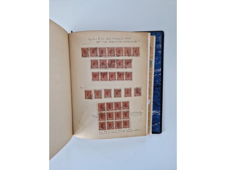 1843/2007 (ca.), umfangreiche postfrische, ungebrauchte und gebrauchte Sammlung in 32 Alben mit Briefen, inkl. amtlichen, Geb