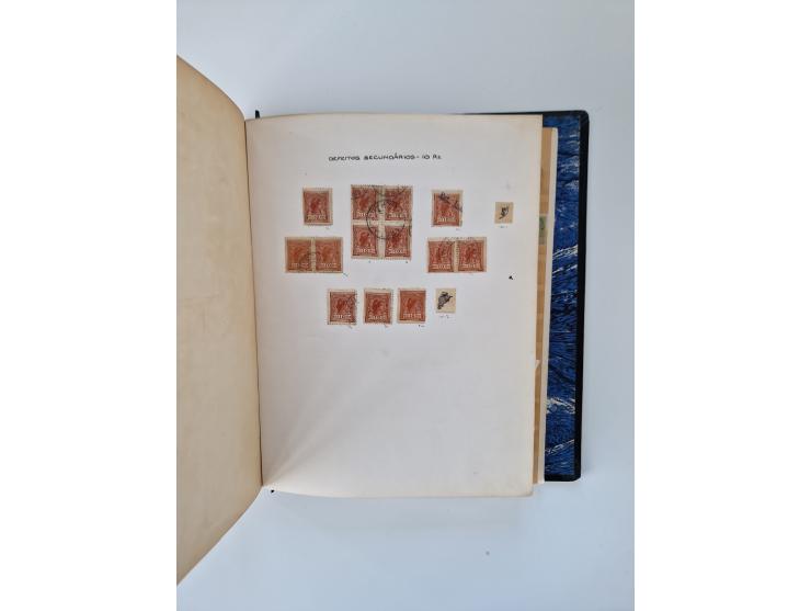 1843/2007 (ca.), umfangreiche postfrische, ungebrauchte und gebrauchte Sammlung in 32 Alben mit Briefen, inkl. amtlichen, Geb