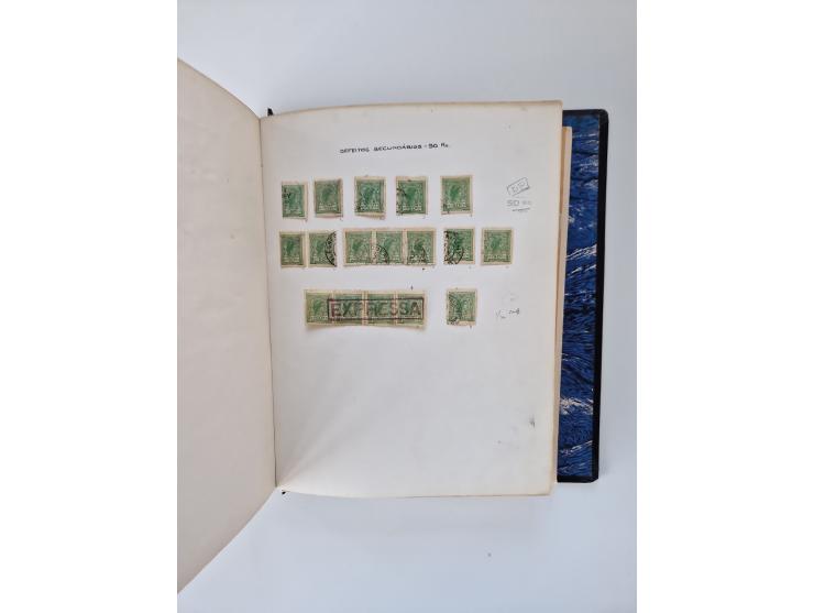 1843/2007 (ca.), umfangreiche postfrische, ungebrauchte und gebrauchte Sammlung in 32 Alben mit Briefen, inkl. amtlichen, Geb