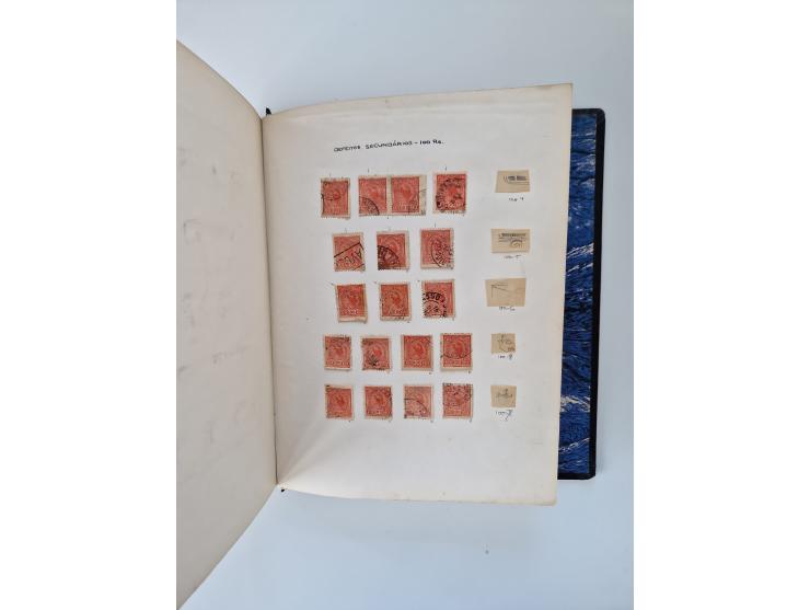 1843/2007 (ca.), umfangreiche postfrische, ungebrauchte und gebrauchte Sammlung in 32 Alben mit Briefen, inkl. amtlichen, Geb