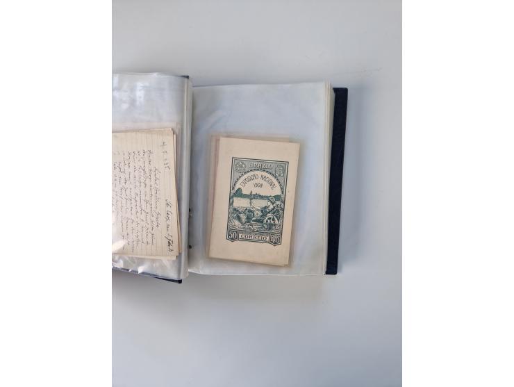 1843/2007 (ca.), umfangreiche postfrische, ungebrauchte und gebrauchte Sammlung in 32 Alben mit Briefen, inkl. amtlichen, Geb